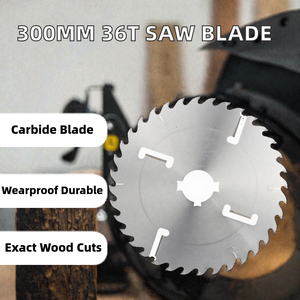 Lama circolare <span class=keywords><strong>da</strong></span> 300 mm (12 pollici) con 32 denti in carburo, ad alte prestazioni e resistente all'usura, con raschietti, OEM per il taglio di tronchi - Product Image 3