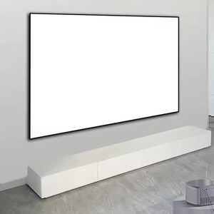 Pantalla de Proyección HEYU de 150 Pulgadas con Marco Fijo, Formato 16:9, Color Blanco Mate, Ganancia de 1.0, Bisel Delgado, Largo Alcance, Montaje en Pared, <span class=keywords><strong>Cine</strong></span> en Casa - Product Image 1