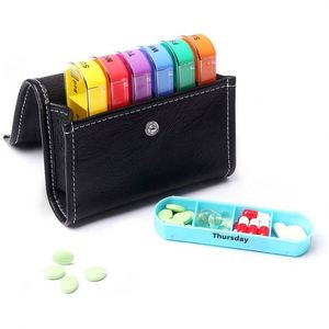 Cajas de Pastillas Portátiles Pequeñas de Plástico, Estuche de Viaje para Pastillas, Organizador Semanal de Medicamentos - Product Image 3