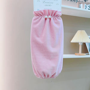 Couvre-manchettes en polaire de couleur unie, anti-taches, pour étudiants et grand public, utilisation toutes saisons - Product Image 3