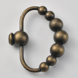 Poignée de tiroir en alliage de zinc Jingmao, anneau bronze, style traditionnel, bouton de meuble à trou unique - Product Image 4