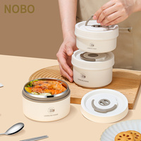 Thermos Lunch Bowl Kids School Bento Box Pot de nourriture isolé sous vide Boîte à lunch en acier inoxydable