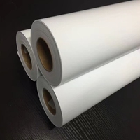 Rollo de papel de plóter Bond blanco A1 A2, rollo de papel de plóter Bond de inyección de tinta CAD de alta suavidad para impresora HP, precio bajo de fábrica