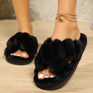 Soffice ciabatte da <span class=keywords><strong>casa</strong></span> soffice Olian <span class=keywords><strong>pantofole</strong></span> da <span class=keywords><strong>donna</strong></span> in pelliccia sintetica alla moda <span class=keywords><strong>pantofole</strong></span> in pelliccia - Product Image 6