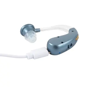 의료 공급 audifono 도매 충전식 디지털 저렴한 미니 보청기 bte Earing 청각 증폭기 귀머거리