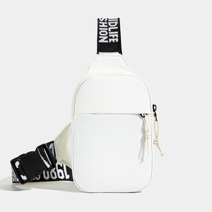 Custom Wholesale Men's Korean Style Oxford Cloth Solid Color <b>Chest</b> Bag Simple Outdoor Card Sling Bag - Product Image 3