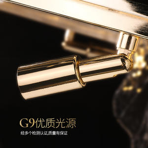 Lustre en verre long, style postmoderne, luxe, salon, chambre à coucher, luminaire suspendu créatif de designer haut de gamme, style français, salle à manger, LED - Product Image 4