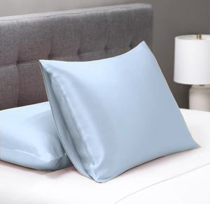 Großhandel 100% <span class=keywords><strong>Mulberry</strong></span> Satin Stoff Seide Kissen bezug 16mm Umschlag Stil Plain Dyed Breath able Medium Weight für Mädchen gestrickt - Product Image 4