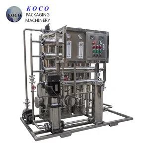 Koco 1t 1000lph sistema ro/ro sistema de purificação de água doméstica/uv