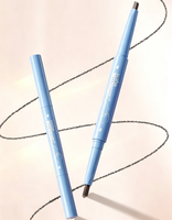 Crayon à sourcils double embout SADOER à spirale, formule waterproof longue tenue, pour un tracé précis et un effet naturel estompé