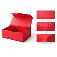 Boîte cadeau pliante personnalisée avec insert de protection pour l'expédition e-commerce, carton à fermeture à clipser plat