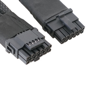 Câble adaptateur d'alimentation GPU PCI-E 180 degrés pour cartes graphiques RTX 4090 RTX 4080, 12VHPWR 16 broches (12+4) vers 3x8 broches 4x8 broches, câble PCIe 5.0 - Product Image 6