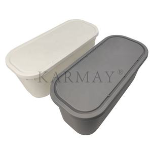 Contenedores Portátiles de 5L en Existencia, para Helados y Gelato, Plástico de Grado Alimenticio, Reciclable, Hecho con Materiales Reciclados, Personalizable - Product Image 4