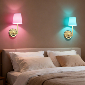 <b>Wall</b> <b>Lights</b> with Detachable Rechargeable Battery,Wireless LED <b>Wall</b> Lamp with <b>Remote</b>,7 RGB & 3 Color Modes for Hallway Home Decor - Product Image 4