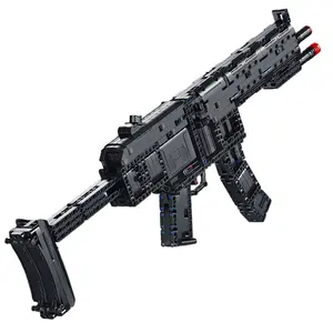 PANLOS 670014 MP5 Submachine Gun 1013 Buah Mainan Blok Edukasi Anak Set Hadiah