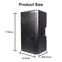 Ensemble d'équipement audio sans fil professionnel, 12 enceintes murales de 15 pouces, enceintes actives Bluetooth pour conférences en intérieur et en extérieur