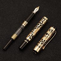 Jinhao 5000 Créatif Vintage Chinois Style Ancien Luxueux Souvenir Cadeau Calligraphie Stylo Beau Dragon Texture Sculpture
