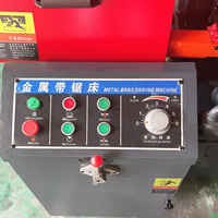 Sierra de cinta horizontal de metal hidráulica de doble columna GB4230 Mingchuang con certificación CE y motor de 3.0kW