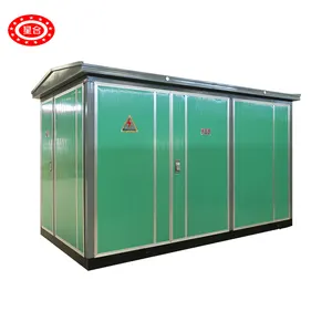 Prefabricated substation 11kv 15kv 100kva 1000 kva Metal Power Distribution Electrical Equipment box-type substation