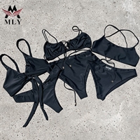 Micro bikini brésilien sexy push-up, vêtements de plage brésiliens pour la danse sur la plage