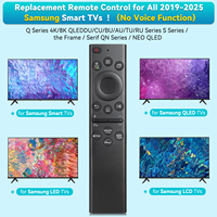 Vente en gros en usine BN59-01385A pour toutes les télévisions intelligentes Samsung (pas de voix), télécommande universelle pour cadre TV Samsung incurvé solaire
