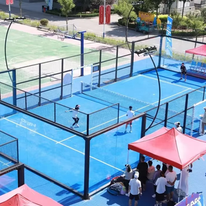 Fabricant de terrains de padel en Chine, fournisseur de terrains de sport de padel en plein air <span class=keywords><strong>Terrain</strong></span> De Padel - Product Image 3