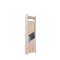 Mandoline manuelle à julienne de 10 mm d'épaisseur avec protection de main brevetée, hachoir à légumes en bois massif pour carottes, pommes de terre, oignons