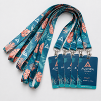 Cordons personnalisés en polyester par sublimation avec mousqueton pour porte-badge d'identification – Idéal pour les fournisseurs, événements et personnel