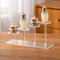 Support de Présentation Transparent en Acrylique Multi-Niveaux pour Objets de Collection, Parfums et Ornements – Présentoir de Table