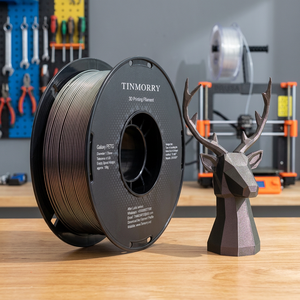 Filamento para Impresora 3D TINMORRY, 1.75mm, Filamento PETG Ecológico, PLA/ABS/PETG/ASA/TPU, 1KG/ROLLO, Varillas de Plástico PETG Galaxy - Product Image 3