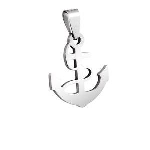Ancoraggio in acciaio classico 2 ciondolo placcato in oro catena a forma di gancio-per festa di fidanzamento regalo con zircone perla diamante - Product Image 1