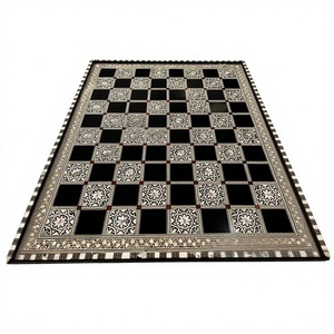 Tablero de Ajedrez Egipcio Sultana Hecho a Mano con Incrustaciones de Madreperla (20 Pulgadas y 16.8 Pulgadas) - Product Image 1
