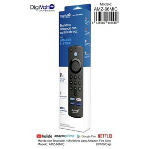 DigiVolt Mando A Distancia Con <b>Control</b> De Voz Para <b>Fire</b> <b>Stick</b> Bluetooth Microfono AMZ-66MIC - Product Image 3