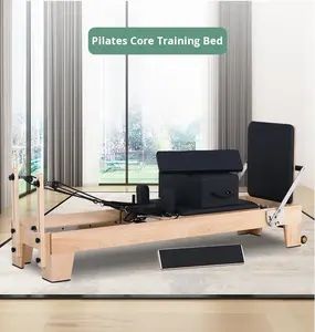 Ensemble de cinq échelles et seaux de Pilates en érable durable pour studios de <span class=keywords><strong>yoga</strong></span> commerciaux, équipement d'entraînement d'étirement et de correction de <span class=keywords><strong>posture</strong></span> pour femmes - Product Image 5