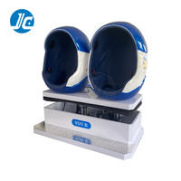 9D VR Machine 3D Casques Lunettes & Oeuf Chaise 9D Cinéma Simulateur de réalité virtuelle pour intérieur et extérieur Matériau métallique Utilisation à domicile