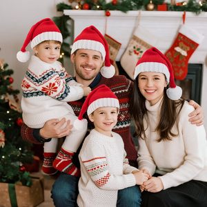 Custom logo Embroidered Christmas Hat Personalized Family Christmas Hats Knitted Name Hat Holiday Decor Gift - Product Image 6