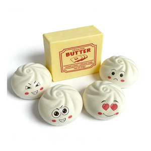 Joy Pack Food Squishy Bundle Butter Chocolate Bread Dumpling Slow Rising PU Foam Stress Release Sensory Toy Set - Product Image 5