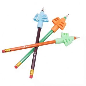 Poignées de crayon en silicone souple pour enfants, forme mignonne, correction de l'écriture, prise en main facile avec grip en caoutchouc - Product Image 6