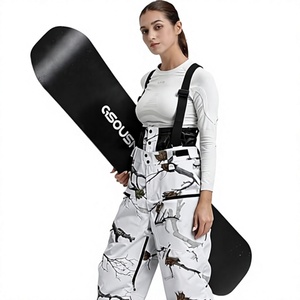 Wholesale Waterproof Windproof Winter Snow Pants Adjustable Bib <b>Overalls</b> Ski Trousers <b>for</b> <b>Women</b> and Men Outdoor Sports - Product Image 3