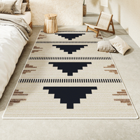 Vente en gros d'usine de tapis de salon velours arctique doux et neutre boho marocain tapis bohème tapis de sol intérieur pour chambre à coucher