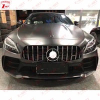Pare-chocs avant Z-ART 2015-2021 Classe C GTR pour W205 Facelift, kit de pare-chocs pour W205 Classe C AMG GTR, kit carrosserie en PP injecté, pare-chocs de voiture