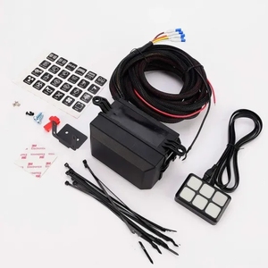 Hộp Điều Khiển 6 Thanh Đèn Trên Bảng Điều Khiển Nút Tắt Có Dây - Product Image 2