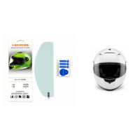 Roulez confortablement par les matins brumeux et sous la pluie froide avec un film anti-buée durable, sans résidus et facile à installer pour la visière de casque.