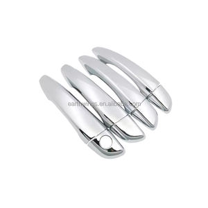 Per <span class=keywords><strong>Citroen</strong></span> <span class=keywords><strong>C3</strong></span> <span class=keywords><strong>Aircross</strong></span> 2017-2019 di lusso cromato copertura per maniglia esterna Anti-graffio accessori per <span class=keywords><strong>auto</strong></span> Set di rifiniture adesivi - Product Image 1