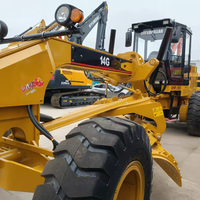 Niveleuse Caterpillar 14G d'occasion, 180 CV, moteur Cat 3306 d'origine, niveleuse CAT 14G robuste avec lame de 14 pieds