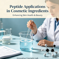 Poudre de Tripeptide-1 de Qualité Cosmétique, Acétate de GHK, Matière Première Tripeptide pour Formule de Soins Personnels, Fourniture d'Usine, Commande en Gros