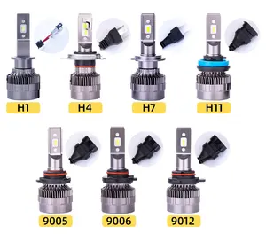 Lampes de phares de voiture led, nouveau design, usine de phares automobiles avec canbus, O1 h4 h11 h7