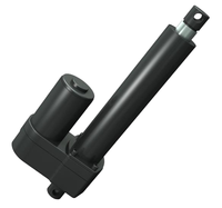 Actionneur linéaire industriel étanche IP66, cylindre électrique 24V, haute charge 6000N pour machines agricoles et de construction
