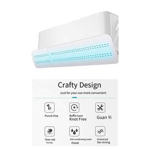 <span class=keywords><strong>Déflecteur</strong></span> d'air <span class=keywords><strong>mural</strong></span> avancé avec réglage télescopique de la largeur pour un flux d'air personnalisable - Product Image 1