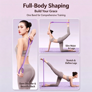 Bandes de résistance pour le fitness, bandes élastiques avec poignées, équipement d'exercice pour la physiothérapie, étirements, yoga, pilates - Product Image 6
